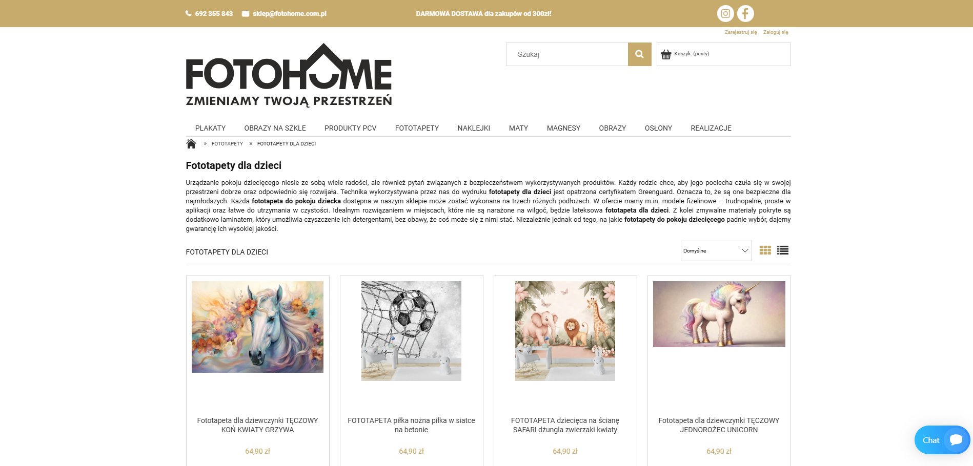 Fototapety dla dzieci jako element wspierający rozwój wyobraźni