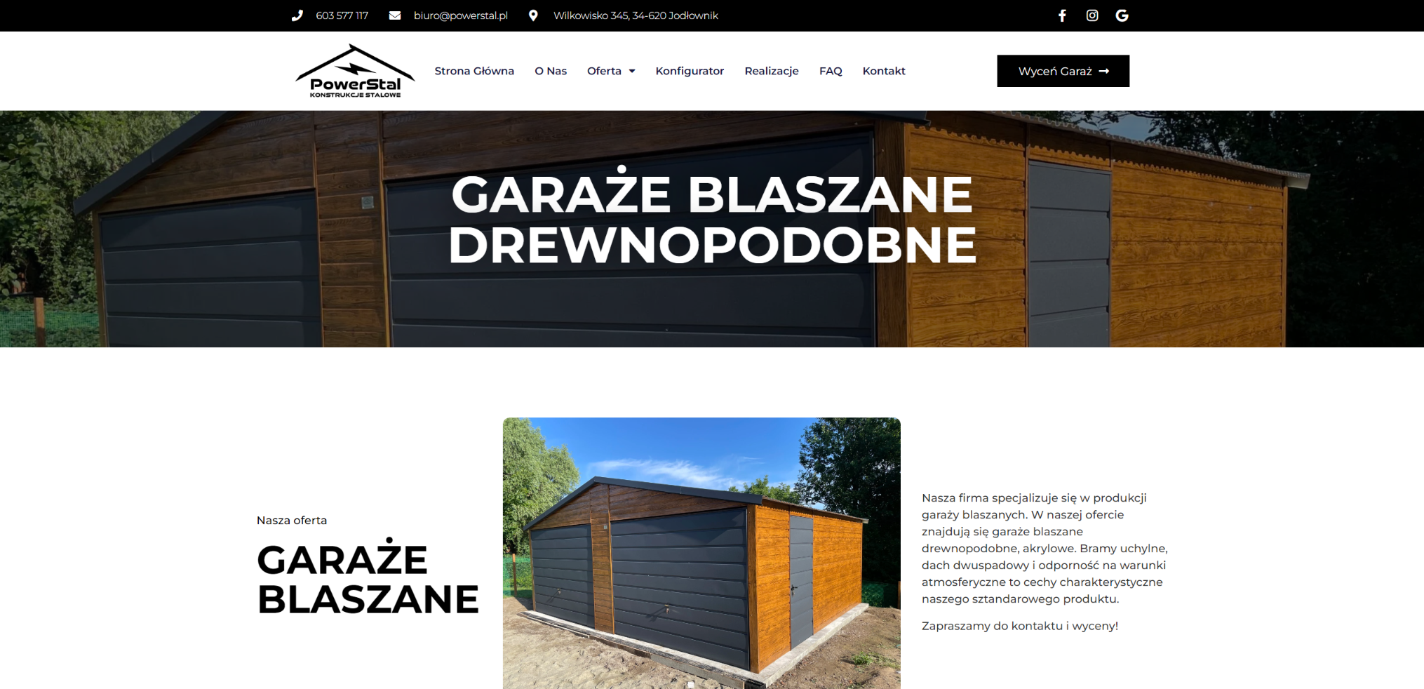 Izolacja termiczna w garażu blaszanym drewnopodobnym