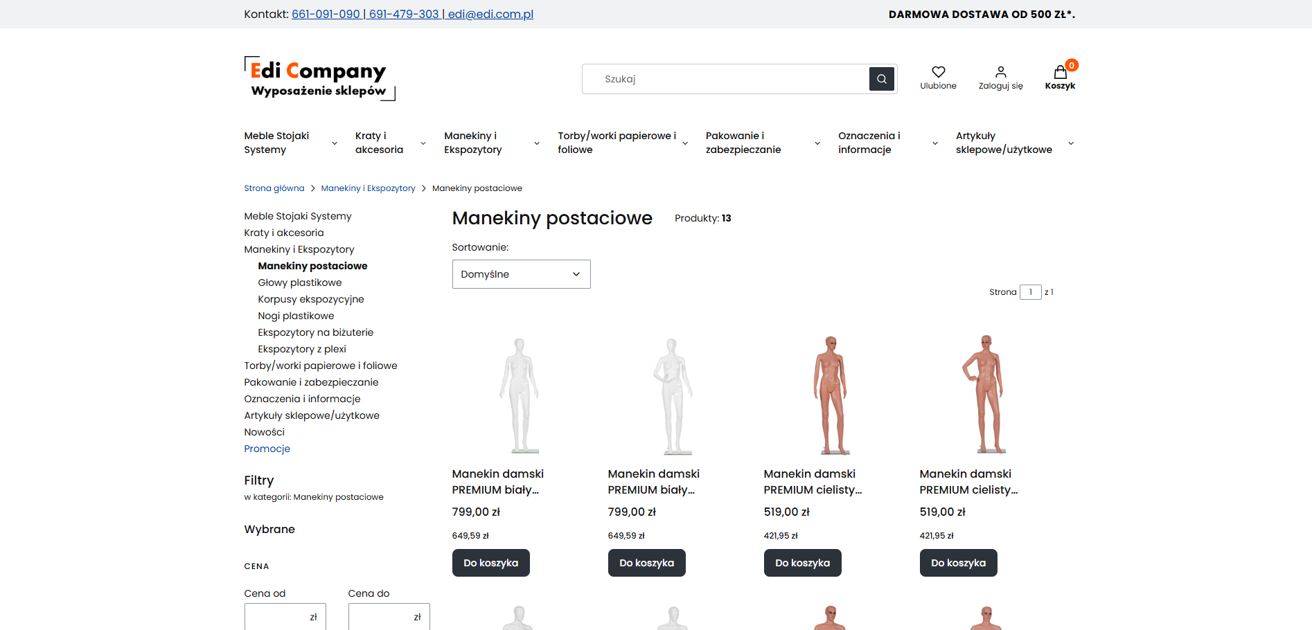 Manekiny jako element marketingu wizualnego – jak wpływają na klienta?