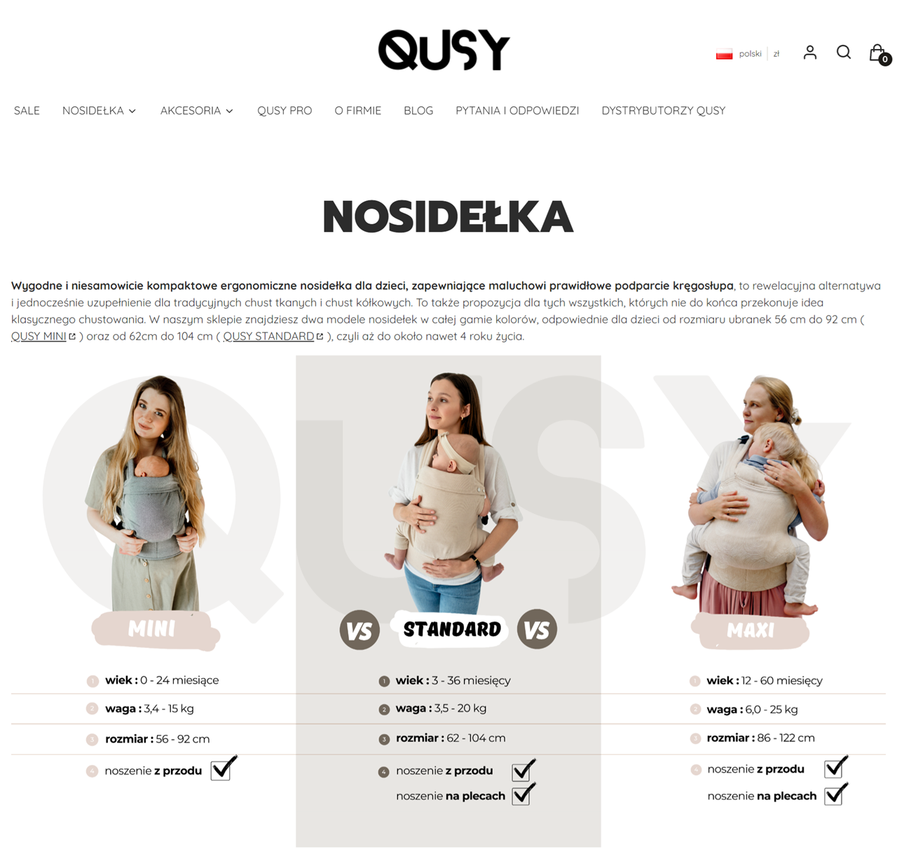 Ergonomiczne nosidełka - zdrowa pozycja dziecka